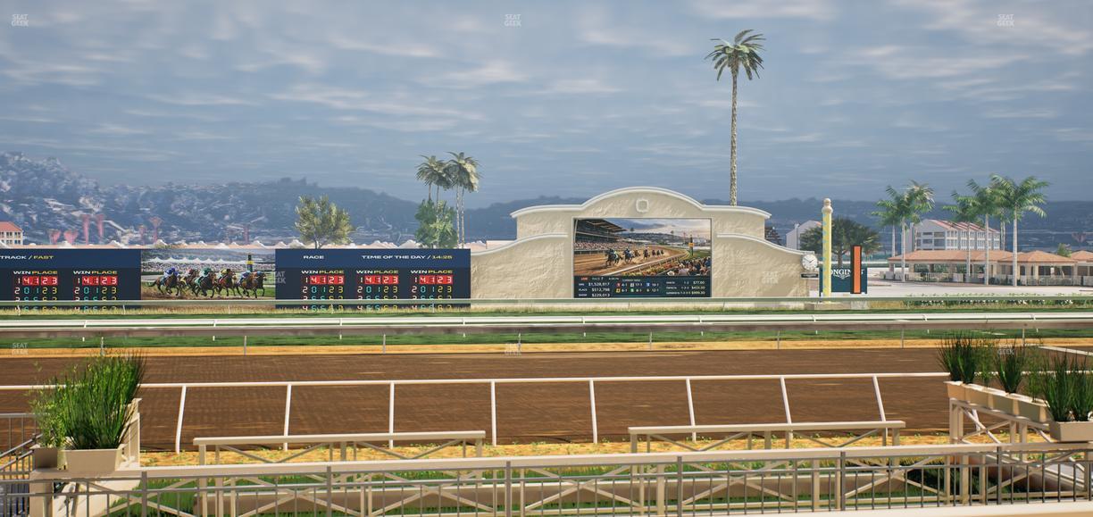 Del Mar Thoroughbred Club - Section Stretch Run Box 5 D Lvl 1 Seat View