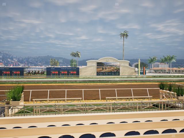 Del Mar Thoroughbred Club - Section Stretch Run Box 5 D Lvl 1 Seat View