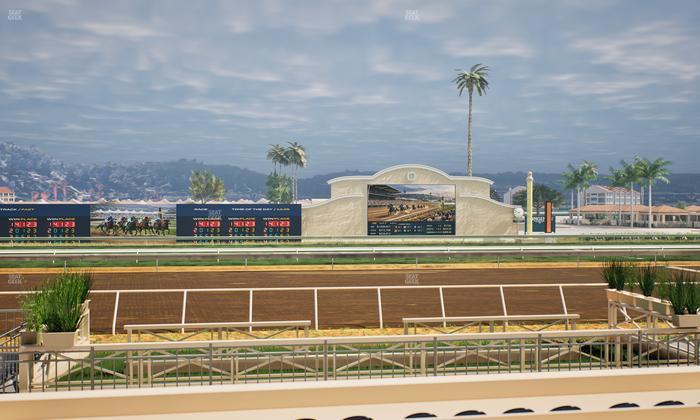 Del Mar Thoroughbred Club - Section Stretch Run Box 5 D Lvl 1 Seat View