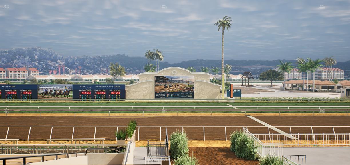 Del Mar Thoroughbred Club - Section Stretch Run Box 5 D Lvl 2 Seat View