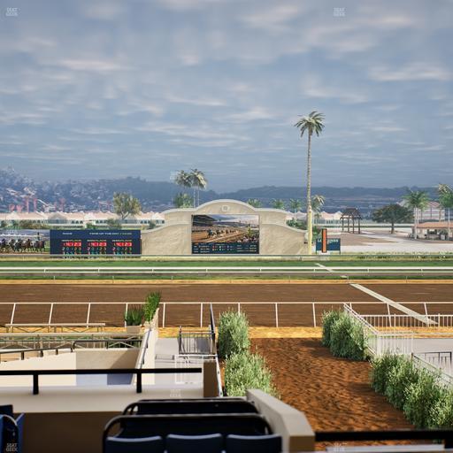 Del Mar Thoroughbred Club - Section Stretch Run Box 5 D Lvl 2 Seat View