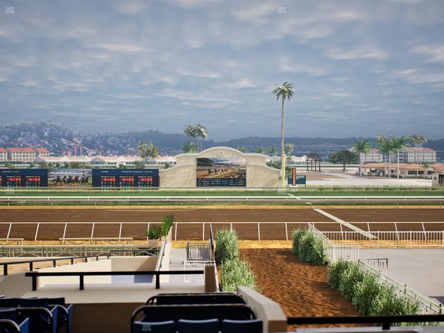 Del Mar Thoroughbred Club - Section Stretch Run Box 5 D Lvl 2 Seat View