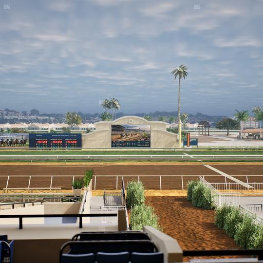 Del Mar Thoroughbred Club - Section Stretch Run Box 5 D Lvl 2 Seat View