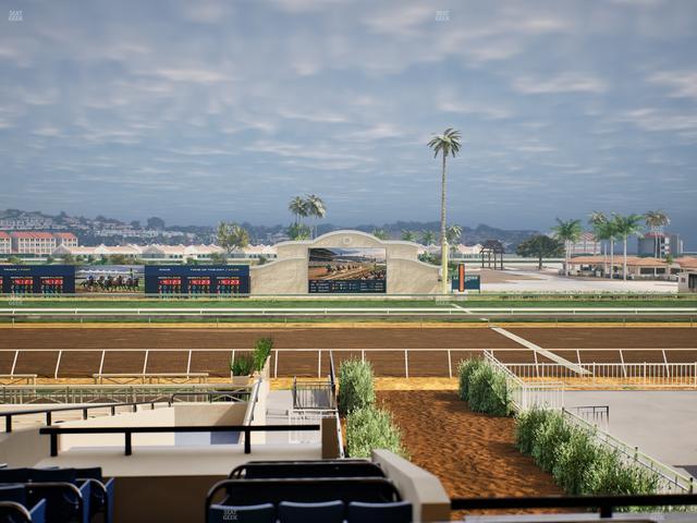 Del Mar Thoroughbred Club - Section Stretch Run Box 5 D Lvl 2 Seat View