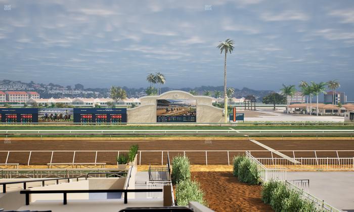 Del Mar Thoroughbred Club - Section Stretch Run Box 5 D Lvl 2 Seat View