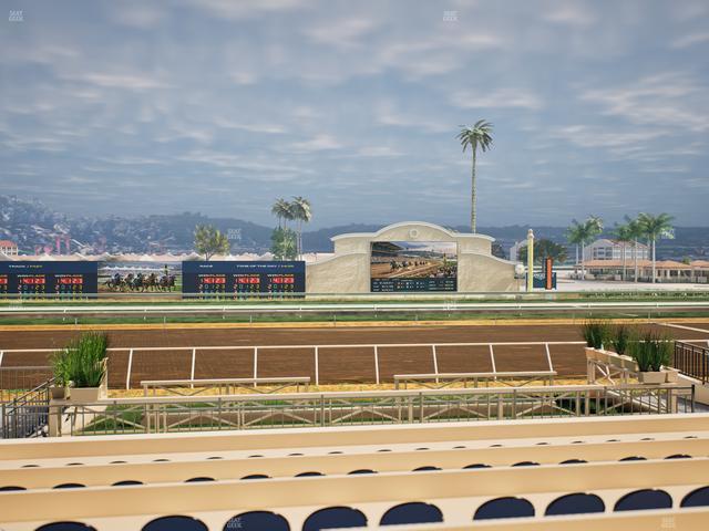 Del Mar Thoroughbred Club - Section Stretch Run Box 5 E Lvl 1 Seat View