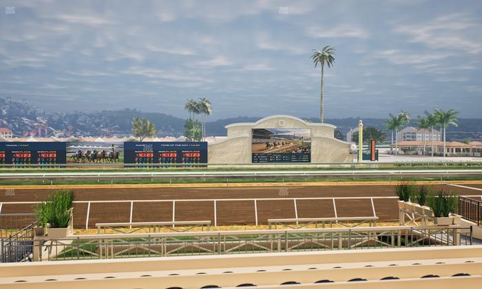 Del Mar Thoroughbred Club - Section Stretch Run Box 5 E Lvl 1 Seat View
