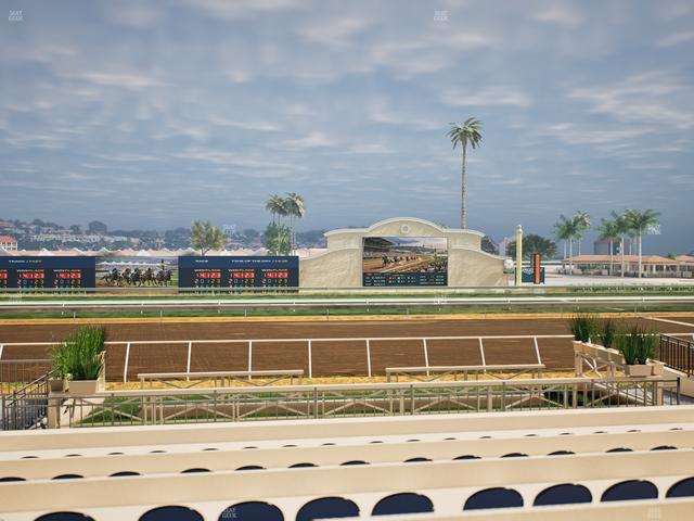 Del Mar Thoroughbred Club - Section Stretch Run Box 5 E Lvl 1 Seat View
