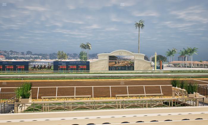 Del Mar Thoroughbred Club - Section Stretch Run Box 5 E Lvl 1 Seat View