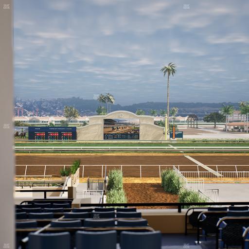 Del Mar Thoroughbred Club - Section Stretch Run Box 5 E Lvl 3 Seat View