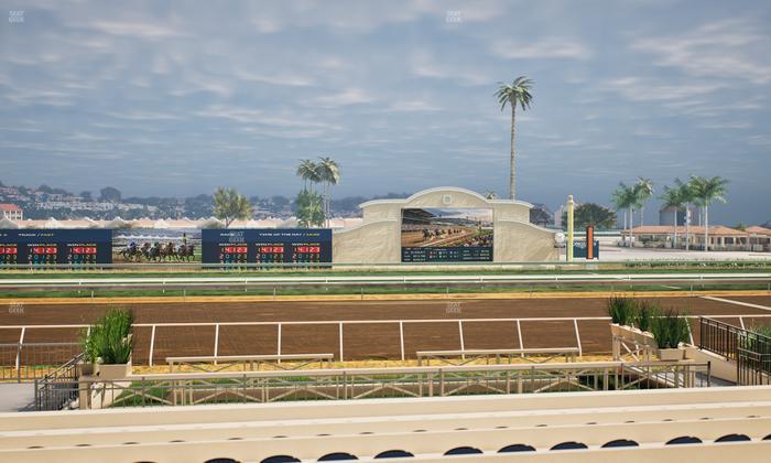 Del Mar Thoroughbred Club - Section Stretch Run Box 5 F Lvl 1 Seat View