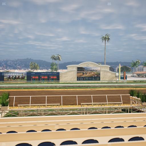 Del Mar Thoroughbred Club - Section Stretch Run Box 5 F Lvl 1 Seat View