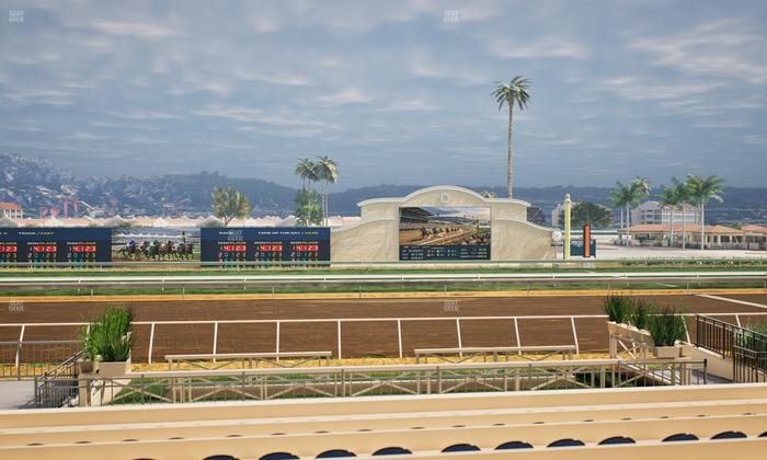 Del Mar Thoroughbred Club - Section Stretch Run Box 5 F Lvl 1 Seat View