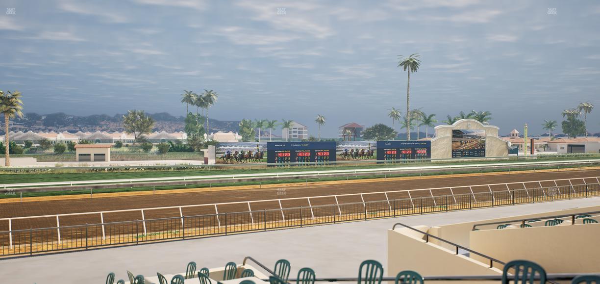 Del Mar Thoroughbred Club - Section Stretch Run Box 50 A Lvl 2 Seat View