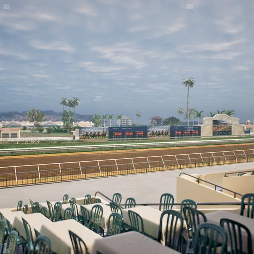 Del Mar Thoroughbred Club - Section Stretch Run Box 50 A Lvl 2 Seat View