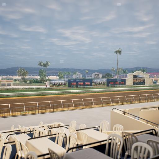 Del Mar Thoroughbred Club - Section Stretch Run Box 50 A Lvl 2 Seat View