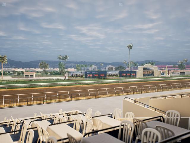 Del Mar Thoroughbred Club - Section Stretch Run Box 50 A Lvl 2 Seat View