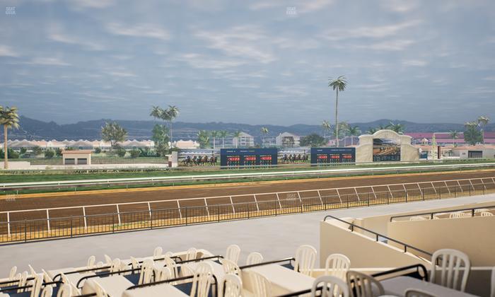 Del Mar Thoroughbred Club - Section Stretch Run Box 50 A Lvl 2 Seat View