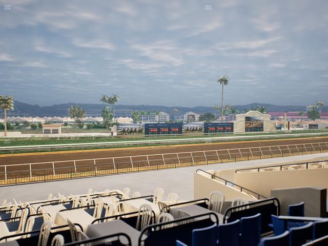 Del Mar Thoroughbred Club - Section Stretch Run Box 50 B Lvl 2 Seat View