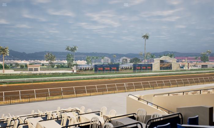 Del Mar Thoroughbred Club - Section Stretch Run Box 50 B Lvl 2 Seat View
