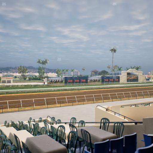 Del Mar Thoroughbred Club - Section Stretch Run Box 50 B Lvl 2 Seat View
