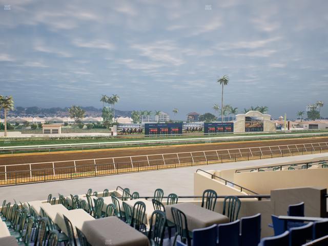 Del Mar Thoroughbred Club - Section Stretch Run Box 50 B Lvl 2 Seat View