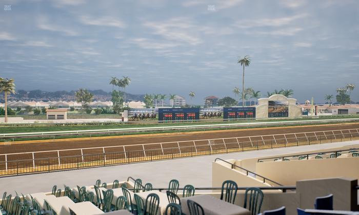 Del Mar Thoroughbred Club - Section Stretch Run Box 50 B Lvl 2 Seat View