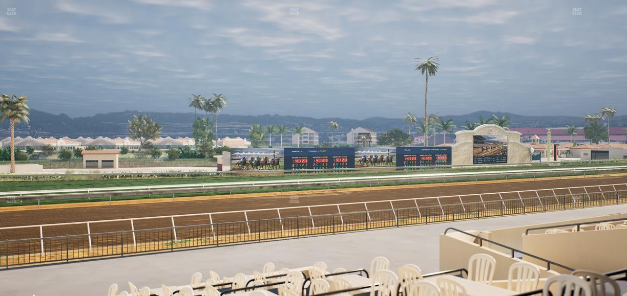 Del Mar Thoroughbred Club - Section Stretch Run Box 51 A Lvl 2 Seat View