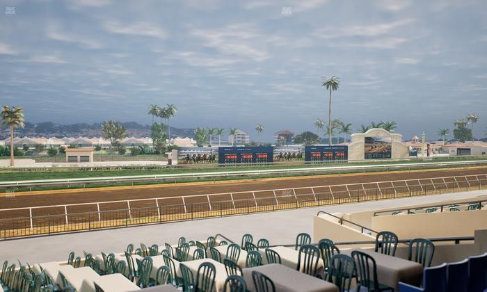 Del Mar Thoroughbred Club - Section Stretch Run Box 51 B Lvl 2 Seat View