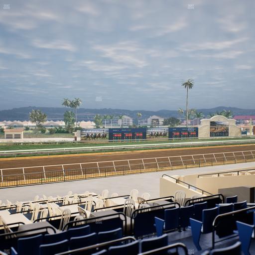 Del Mar Thoroughbred Club - Section Stretch Run Box 51 C Lvl 2 Seat View
