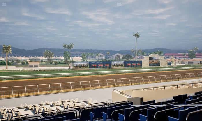 Del Mar Thoroughbred Club - Section Stretch Run Box 51 D Lvl 2 Seat View