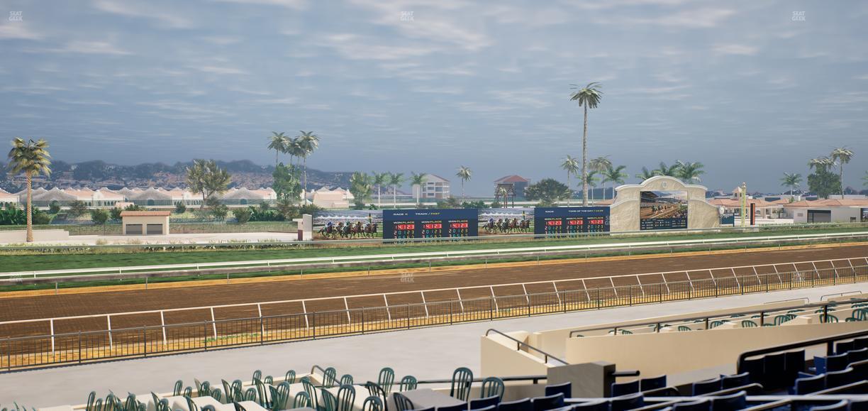 Del Mar Thoroughbred Club - Section Stretch Run Box 51 D Lvl 2 Seat View