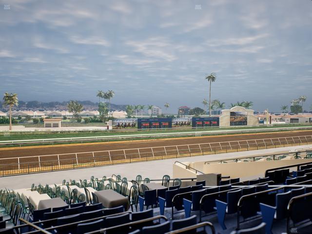 Del Mar Thoroughbred Club - Section Stretch Run Box 51 D Lvl 2 Seat View
