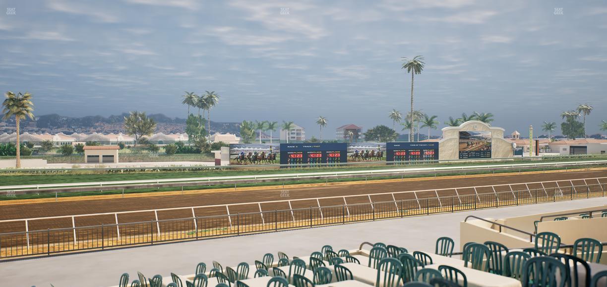 Del Mar Thoroughbred Club - Section Stretch Run Box 52 A Lvl 2 Seat View