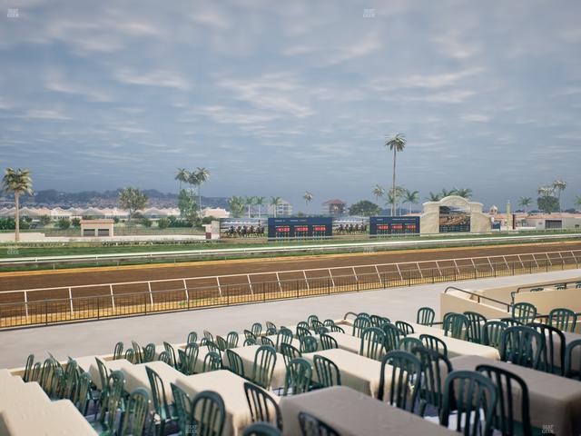 Del Mar Thoroughbred Club - Section Stretch Run Box 52 A Lvl 2 Seat View