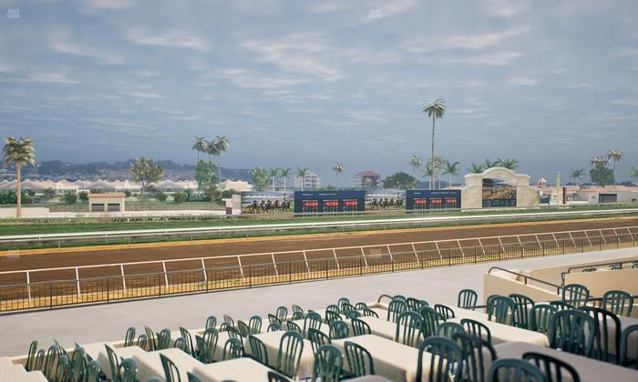 Del Mar Thoroughbred Club - Section Stretch Run Box 52 A Lvl 2 Seat View