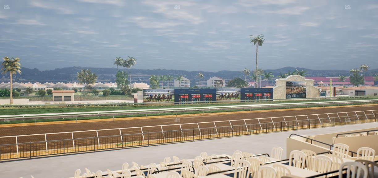 Del Mar Thoroughbred Club - Section Stretch Run Box 52 A Lvl 2 Seat View