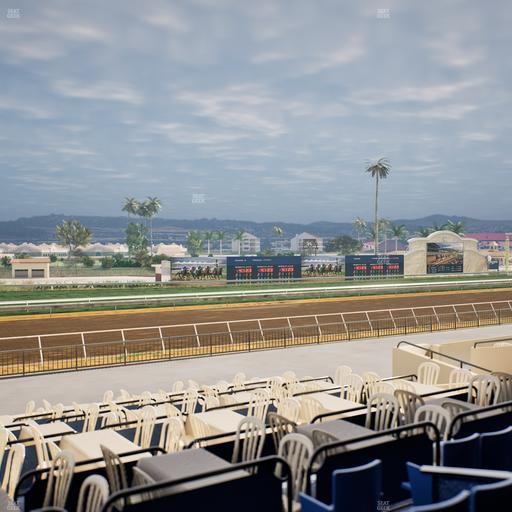 Del Mar Thoroughbred Club - Section Stretch Run Box 52 B Lvl 2 Seat View