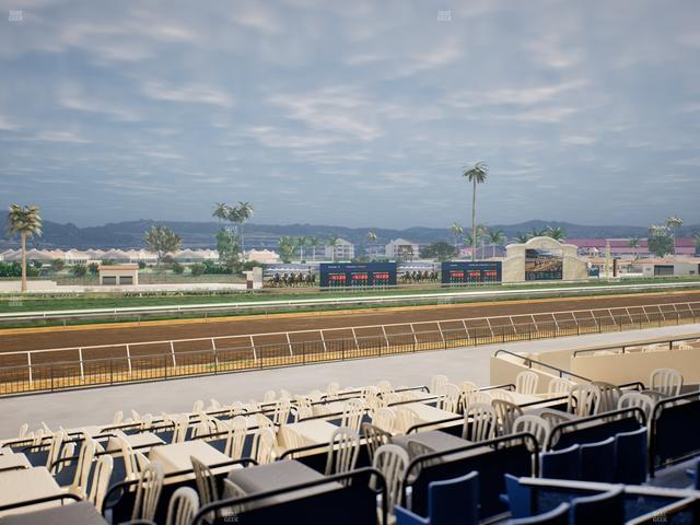 Del Mar Thoroughbred Club - Section Stretch Run Box 52 B Lvl 2 Seat View