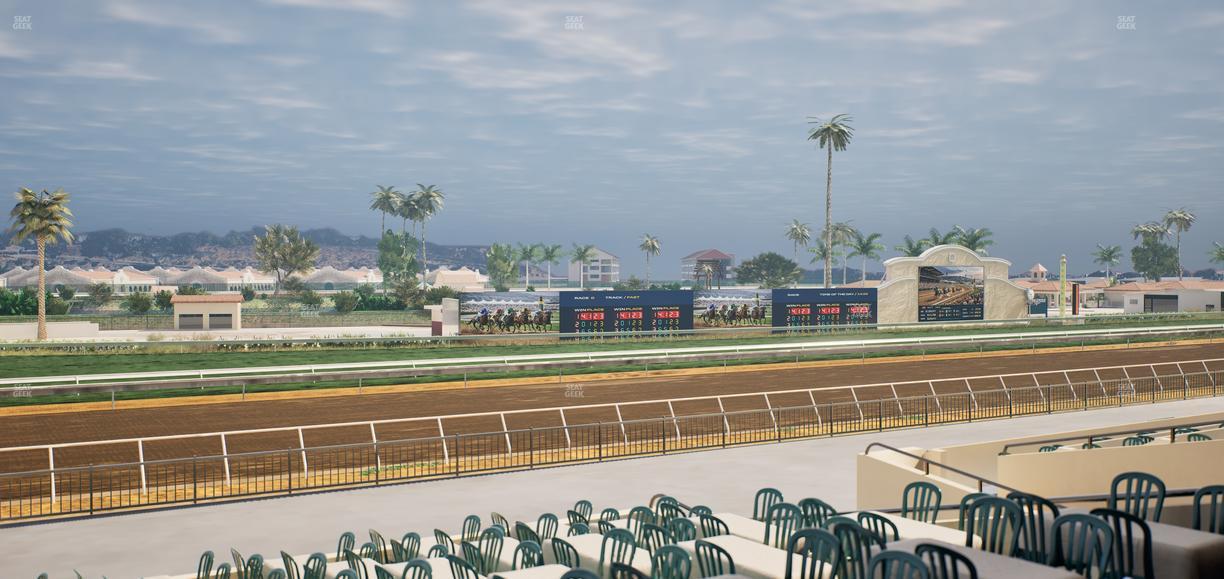 Del Mar Thoroughbred Club - Section Stretch Run Box 52 B Lvl 2 Seat View