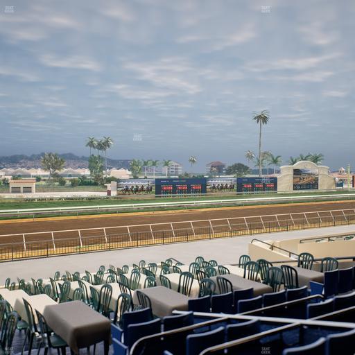 Del Mar Thoroughbred Club - Section Stretch Run Box 52 C Lvl 2 Seat View