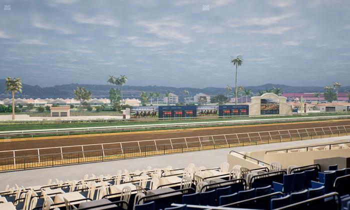 Del Mar Thoroughbred Club - Section Stretch Run Box 52 C Lvl 2 Seat View