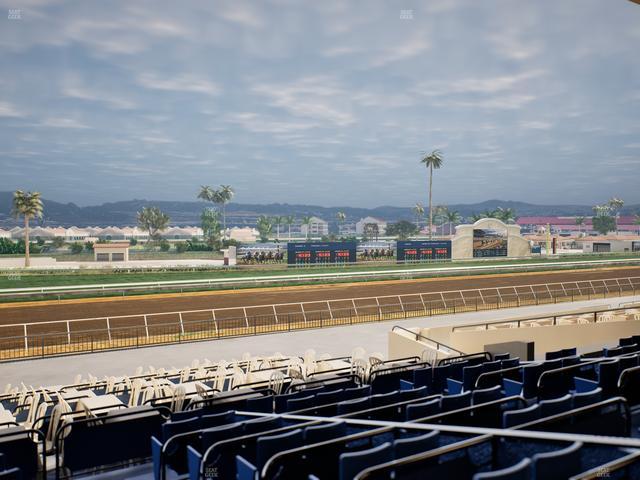 Del Mar Thoroughbred Club - Section Stretch Run Box 52 D Lvl 2 Seat View
