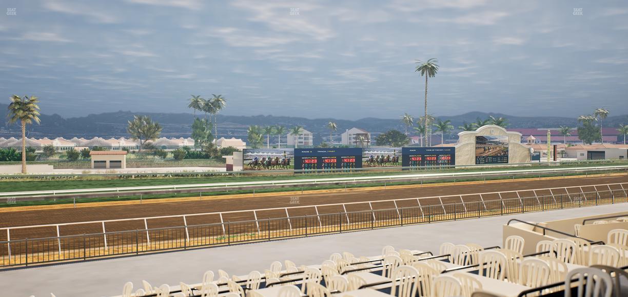 Del Mar Thoroughbred Club - Section Stretch Run Box 53 A Lvl 2 Seat View