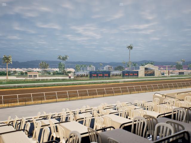 Del Mar Thoroughbred Club - Section Stretch Run Box 53 A Lvl 2 Seat View