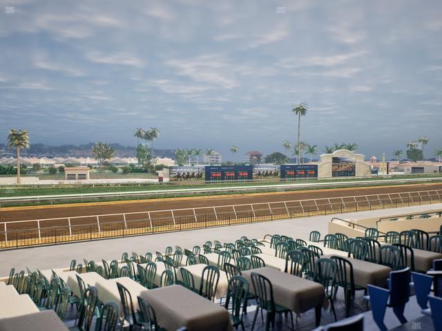 Del Mar Thoroughbred Club - Section Stretch Run Box 53 B Lvl 2 Seat View