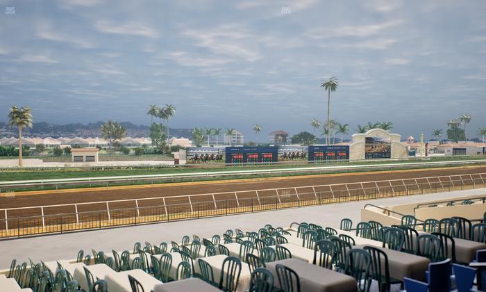Del Mar Thoroughbred Club - Section Stretch Run Box 53 B Lvl 2 Seat View