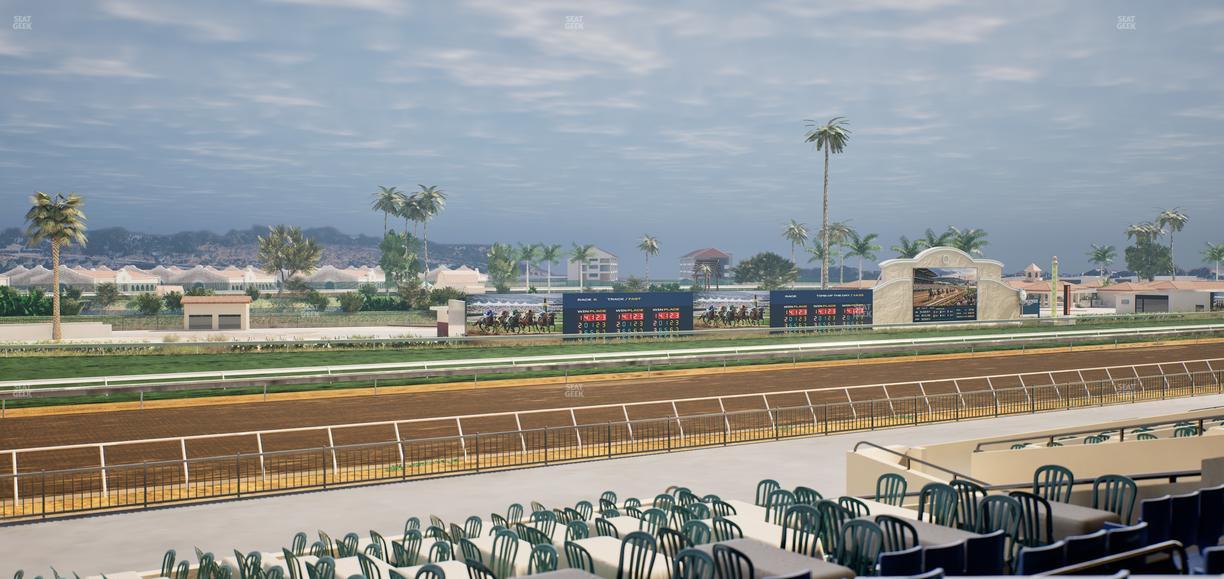 Del Mar Thoroughbred Club - Section Stretch Run Box 53 C Lvl 2 Seat View