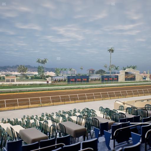 Del Mar Thoroughbred Club - Section Stretch Run Box 53 C Lvl 2 Seat View