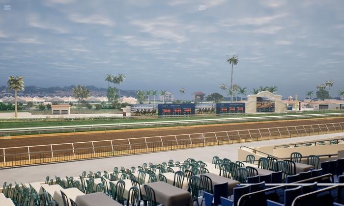 Del Mar Thoroughbred Club - Section Stretch Run Box 53 C Lvl 2 Seat View